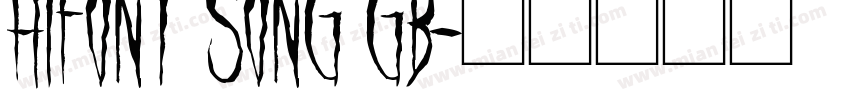 hifont song gb字体转换